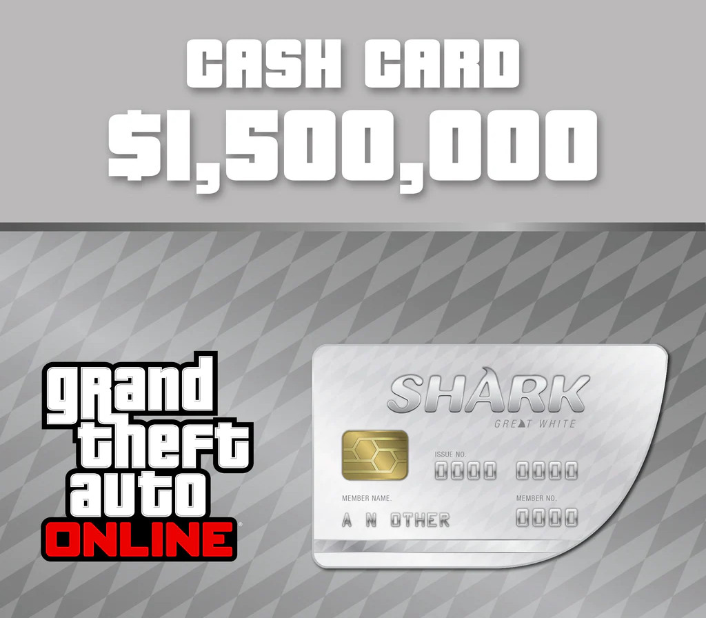 Grand Theft Auto Online 1,500,000 Great White Shark Cash Card PC Activation Code